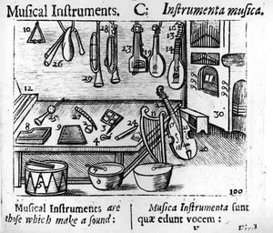 Musikinstrumenter af English School